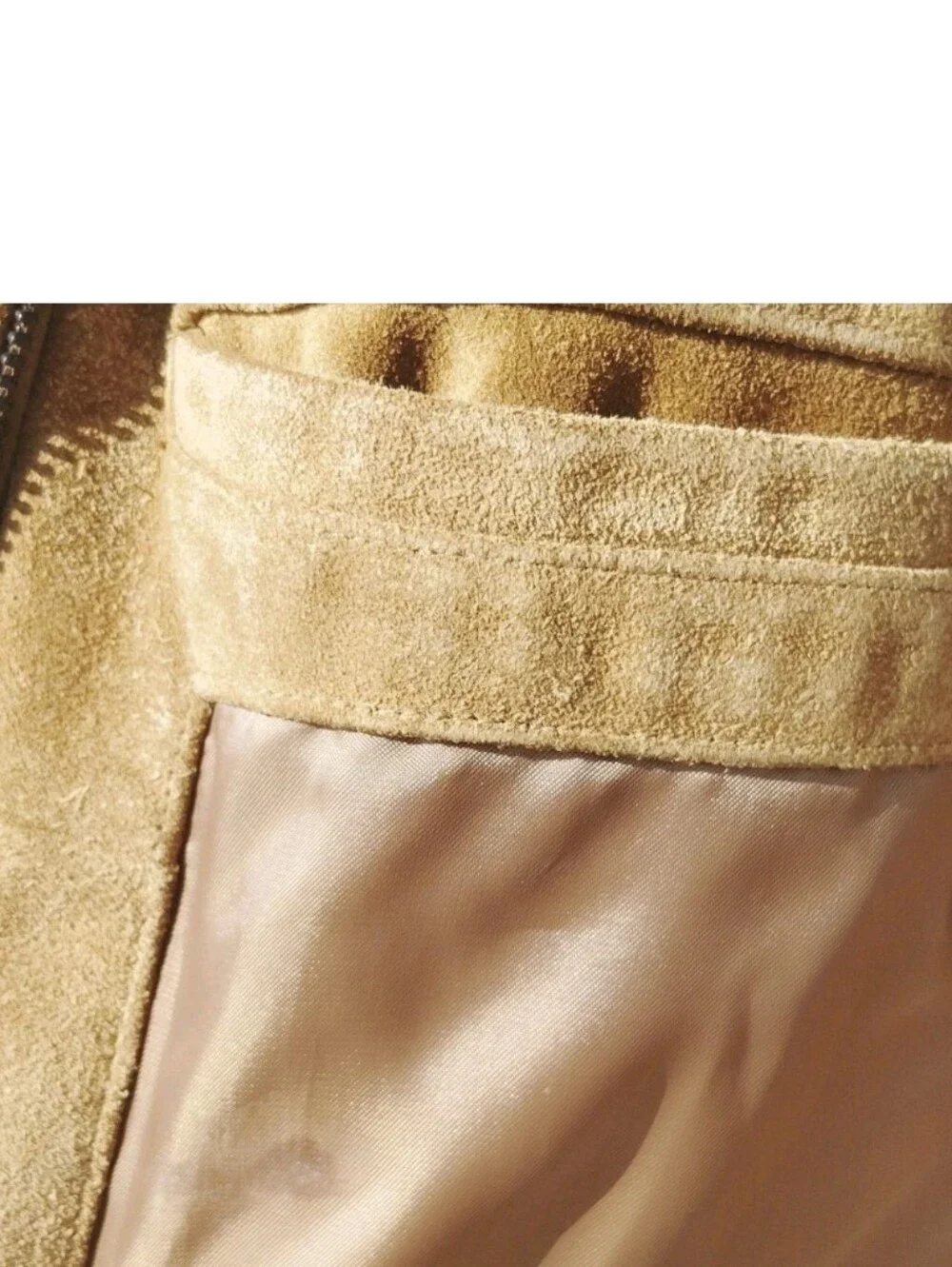 Vtg Banana Republic Cowboy Suede Jacket Size L